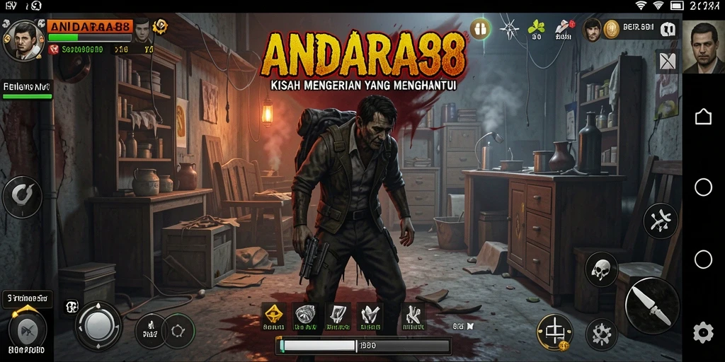 Tampilan menyeramkan dari gameplay ANDARA88 yang penuh ketegangan.