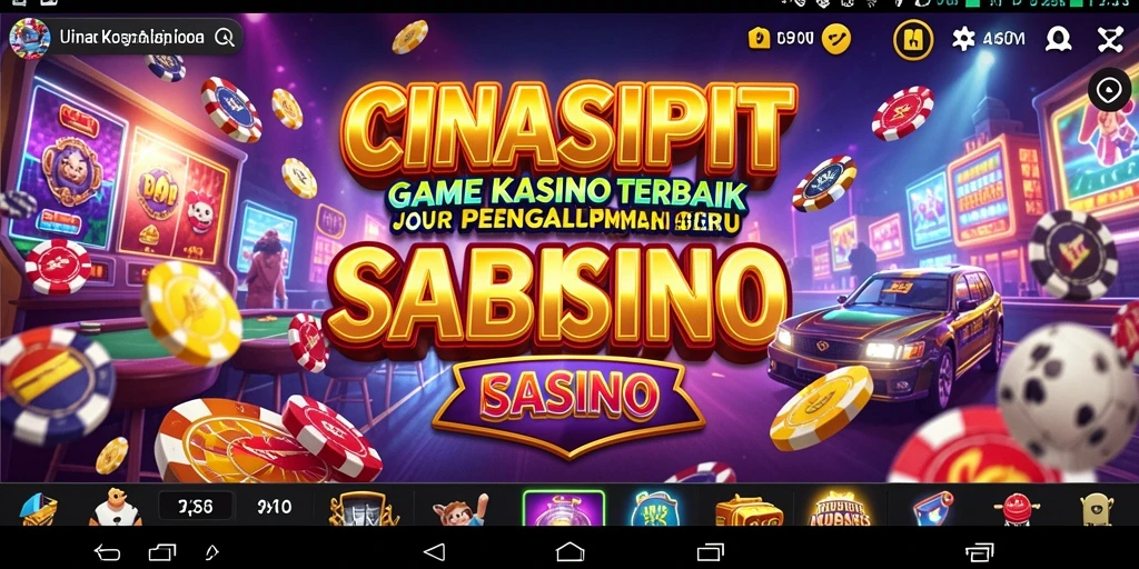 Tangkapan layar menunjukkan gameplay mendebarkan dari CINASIPIT.