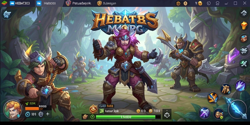 Gameplay seru di HEBAT303 dengan pertempuran epik dan kolaborasi pemain.
