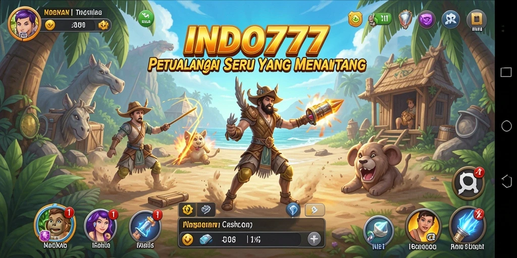Tampilan gameplay seru dalam petualangan menantang.
