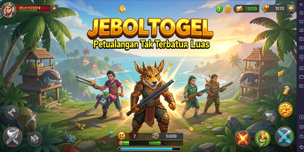 Tampilan gameplay <strong>JEBOLTOGEL</strong> yang menakjubkan dan interaktif di dunia terbuka.