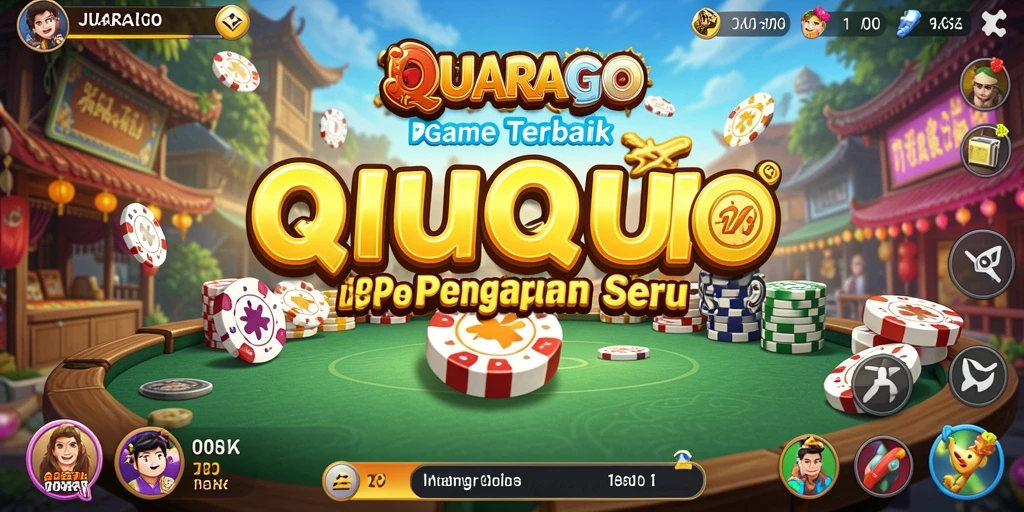 Screenshot gameplay JUARAGO yang menampilkan keseruan dalam bermain QiuQiu.