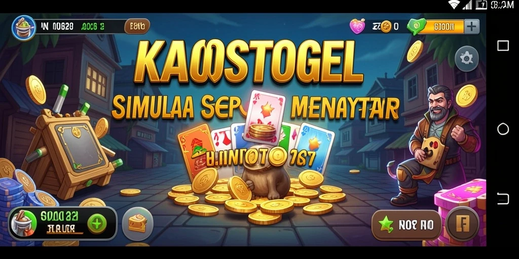 Tangkapan layar gameplay KAOSTOGEL yang menarik dan penuh aksi.