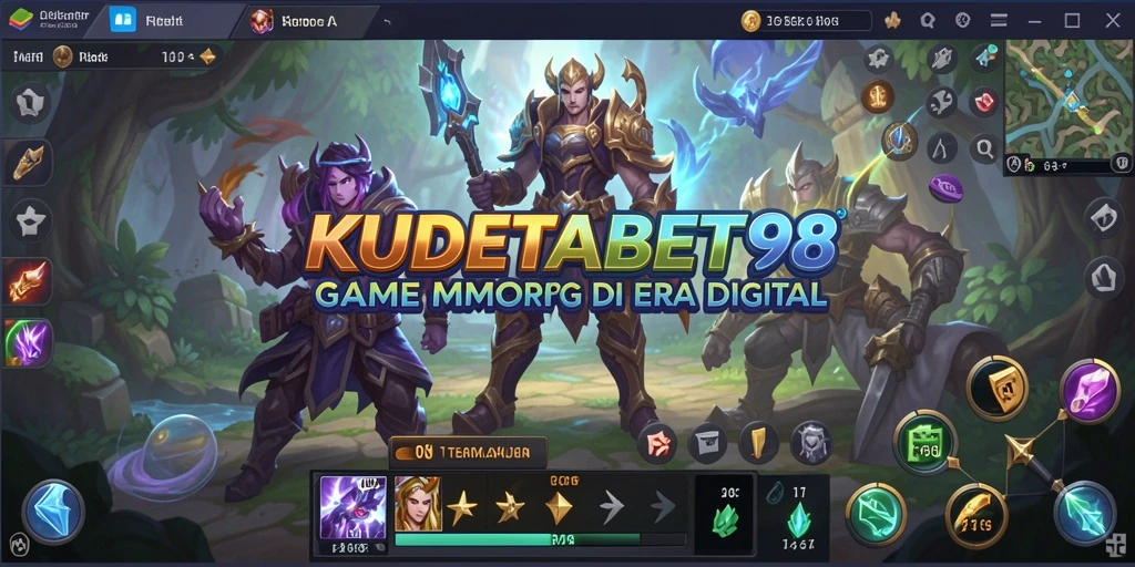 Tampilan gameplay seru dan interaktif di KUDETABET98.