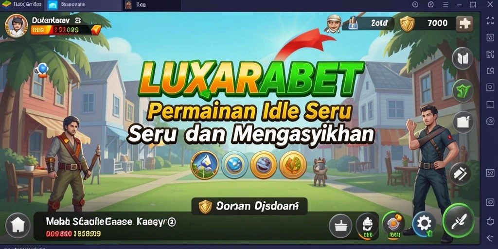 Tampilan gameplay LUXARABET yang menghibur dan santai.