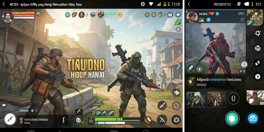 Screenshot utama ME355 yang menampilkan antarmuka aplikasi Utility.