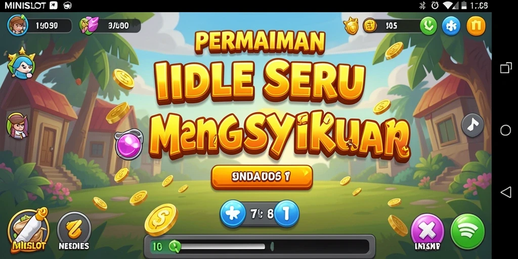 Tampilan menarik dari gameplay <strong>MINISLOT</strong> yang memukau dan penuh warna.