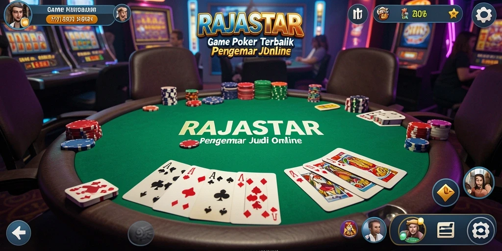 Tampilan gameplay RAJASTAR yang menyenangkan dan kompetitif.