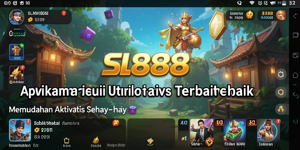 Tampilan utama SL888 dengan antarmuka pengguna yang intuitif.