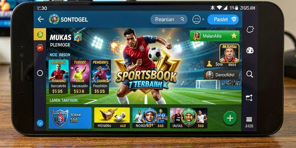 Tangkapan layar gameplay dari aplikasi Sportsbook SONTOGEL.